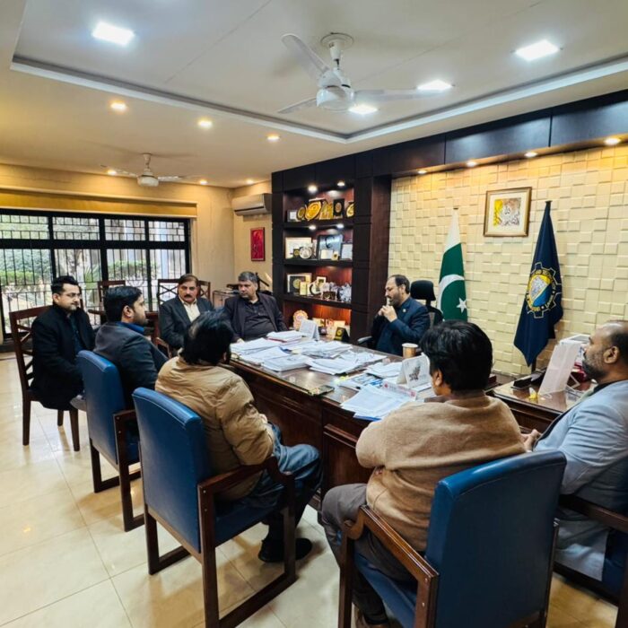 Syed Aun Shah Finalized Student Pitches for the Final Interview during the visit to UET