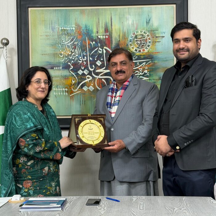 Syed Aun Shah signs agenda with VC UHE to build demo labs, training institute, and support student overseas placements