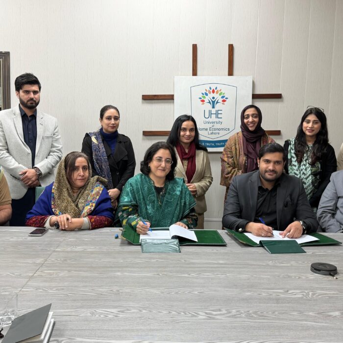 Syed Aun Shah signs agenda with VC UHE to build demo labs, training institute, and support student overseas placements