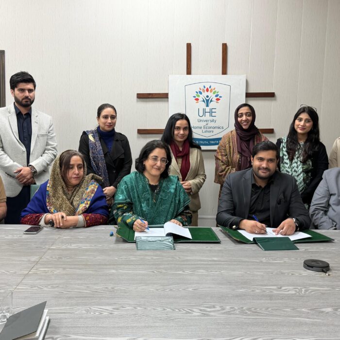 Syed Aun Shah signs agenda with VC UHE to build demo labs, training institute, and support student overseas placements