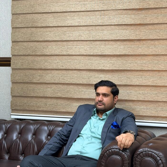 Syed Aun Shah meeting university leadership to discuss research and innovation